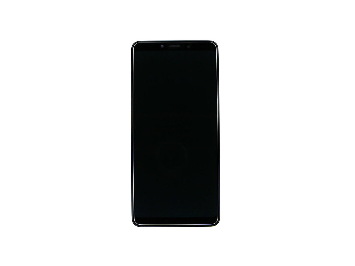 Samsung Galaxy A9/A9s A920F (2018) Display And Digitizer With Frame Black Service Pack