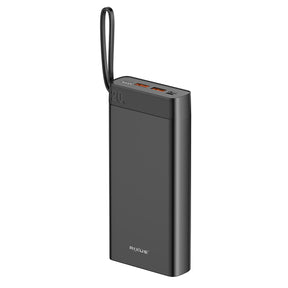 Rixus RXPB52 High Capicity Powerbank 20000 mAh 22.5W Black