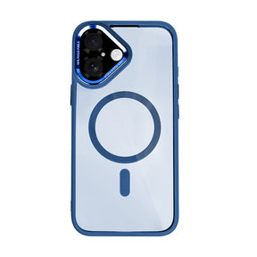 Rixus Classic 04 Case With MagSafe For iPhone 16 Dark Blue