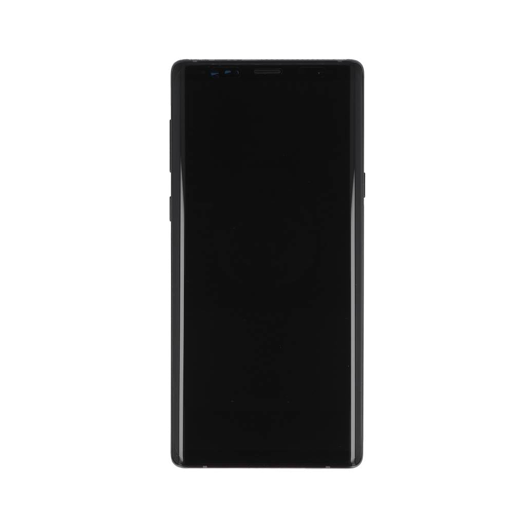 Samsung Galaxy Note 9 N960F Display And Digitizer With Frame Midnight Black Service Pack