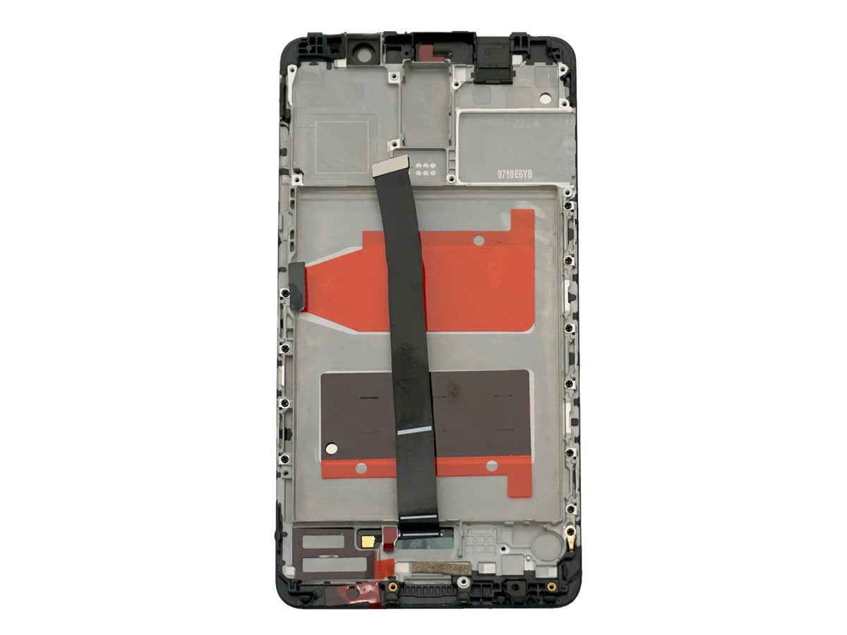 Huawei Mate 9 Display And Digitizer With Frame Obsidian Black Service Pack