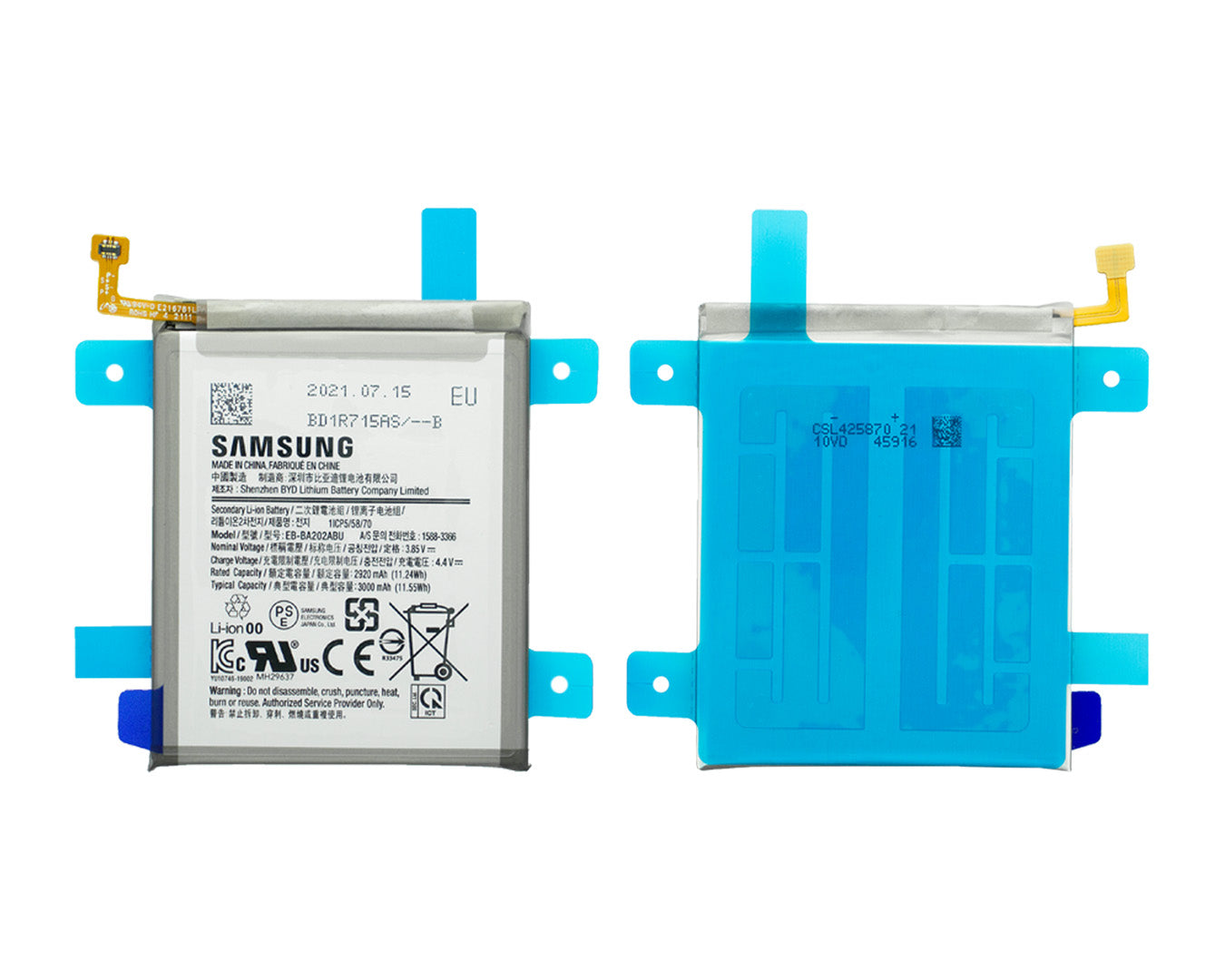 Samsung Galaxy A20e A202F Battery EB-BA202ABU Service Pack