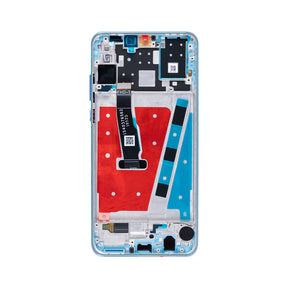 Huawei P30 Lite Display And Digitizer With Frame Peacock Blue OEM