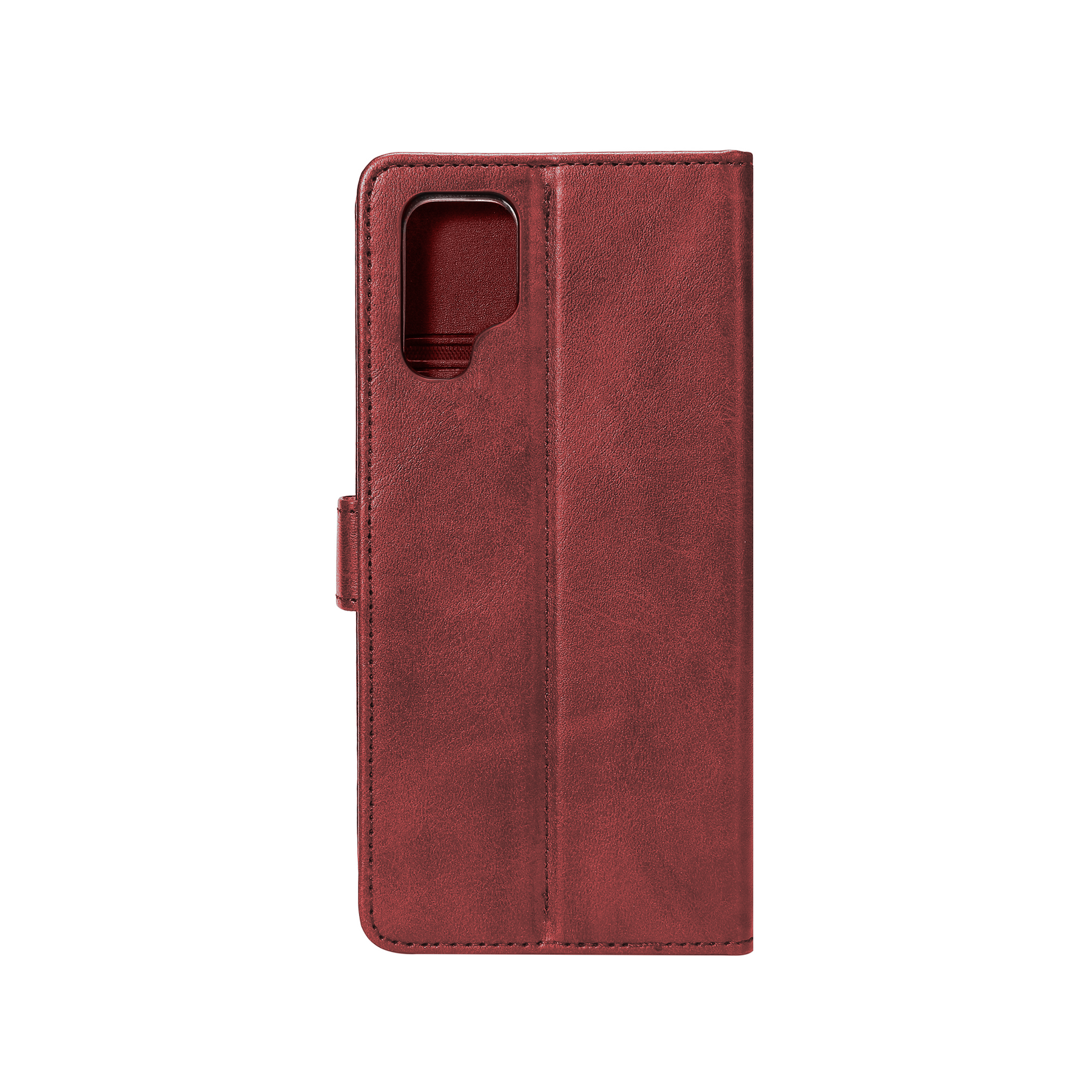 Rixus Bookcase For Samsung Galaxy S24 Ultra 5G S928B Dark Red