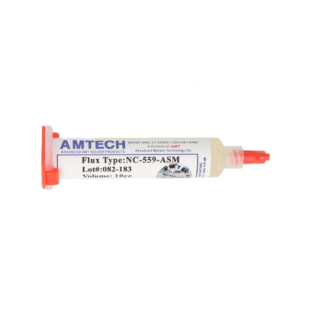 AMTECH NC-559-V2-TF No-clean Tacky Solder Flux with UV-Tracer (ROL0) - 10g