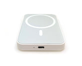 For iPhone 12, 13, 14, 15 Series Battery Pack Magnetic Charging White