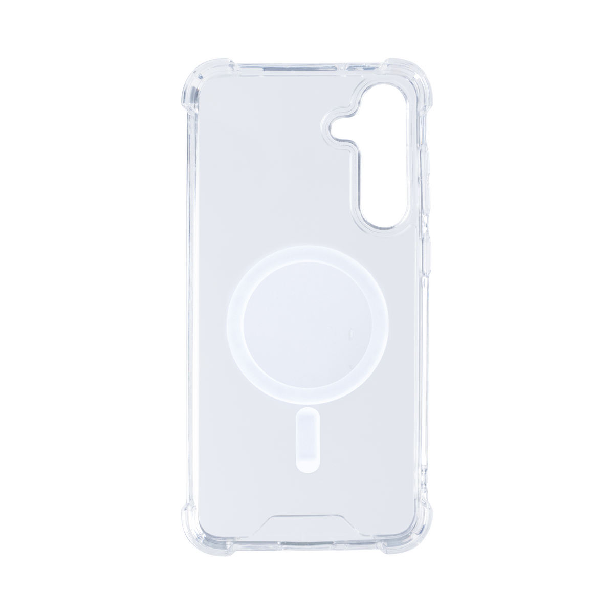 Rixus For Samsung Galaxy S24 5G S921B Anti-Burst Case With MagSafe Transparent