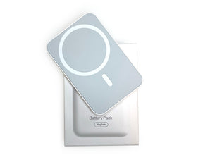 For iPhone 12, 13, 14, 15 Series Battery Pack Magnetic Charging White