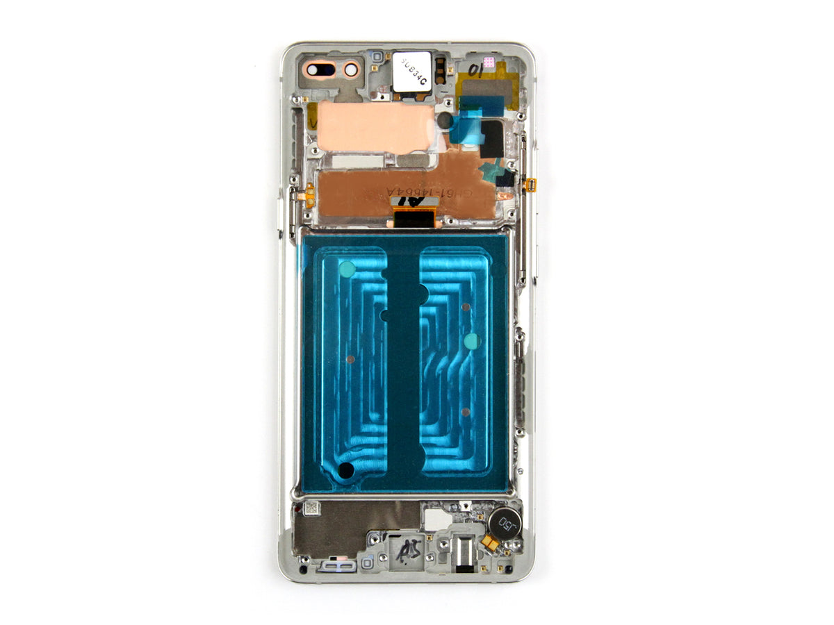 Samsung Galaxy S10 5G G977F Display and Digitizer Complete Crown Silver Service Pack