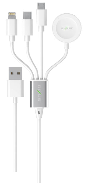 Rixus RXU843 4-1 Charging Cable 120CM