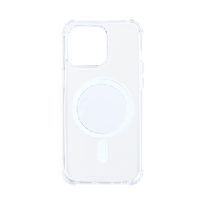 Rixus For iPhone 11 Pro Max Anti-Burst Case With Magsafe Transparent