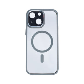 Rixus Classic 04 Case With MagSafe For iPhone 15 Plus Grey