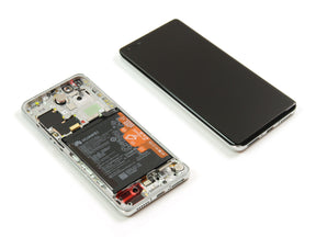 Huawei P40 Pro Display And Digitizer Complete Ice White Service Pack