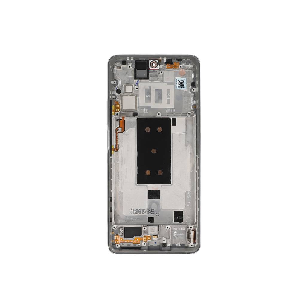 Xiaomi 11T, 11T Pro Display And Digitizer With Frame Silver Service Pack