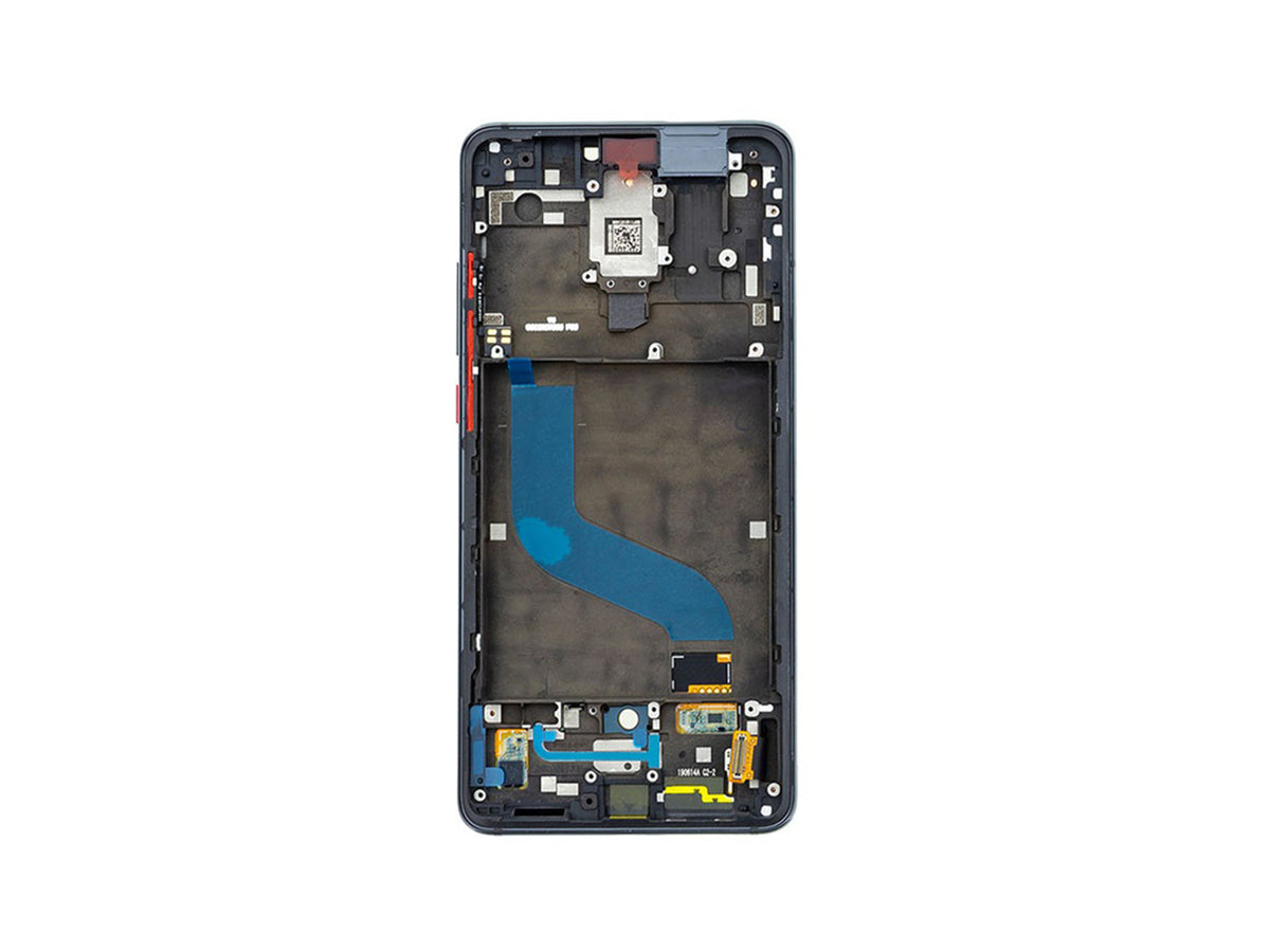 Xiaomi Mi 9T, Mi 9T Pro Display And Digitizer With Frame Carbon Black Service Pack