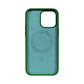 Rixus For iPhone 12 Pro Max Soft TPU Phone Case With MagSafe Dark Green