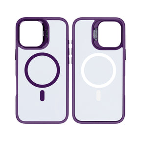 Rixus Classic 03 Case With MagSafe For iPhone 16 Plus Deep Purple