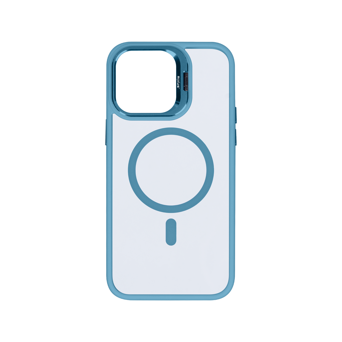 Rixus Classic 03 Case With MagSafe For iPhone 15 Plus Light Blue