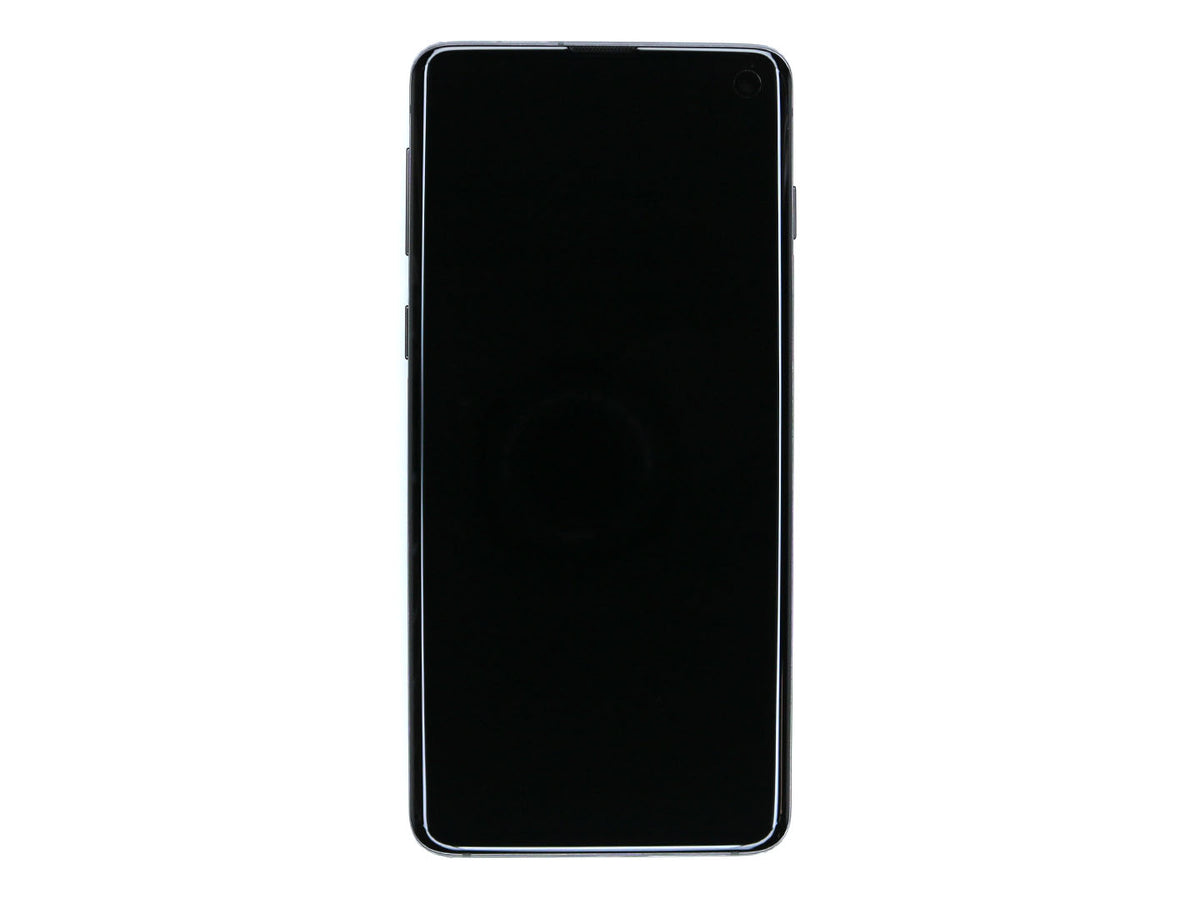 Samsung Galaxy S10 G973F Display And Digitizer With Frame Prism Black Service pack