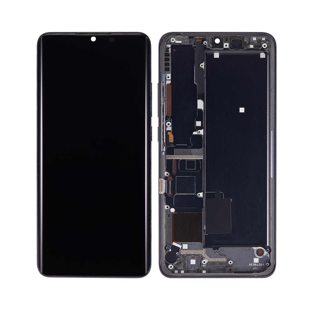 Xiaomi Mi Note 10, Mi Note 10 Pro Display and Digitizer With Frame Midnight Black