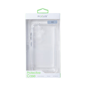 Rixus For Samsung Galaxy A05 A055F Anti Shock Case Transparent