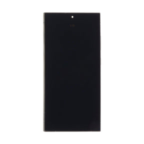 Samsung Galaxy S24 Ultra S928B Display And Digitizer With Frame Titanium Black Service Pack