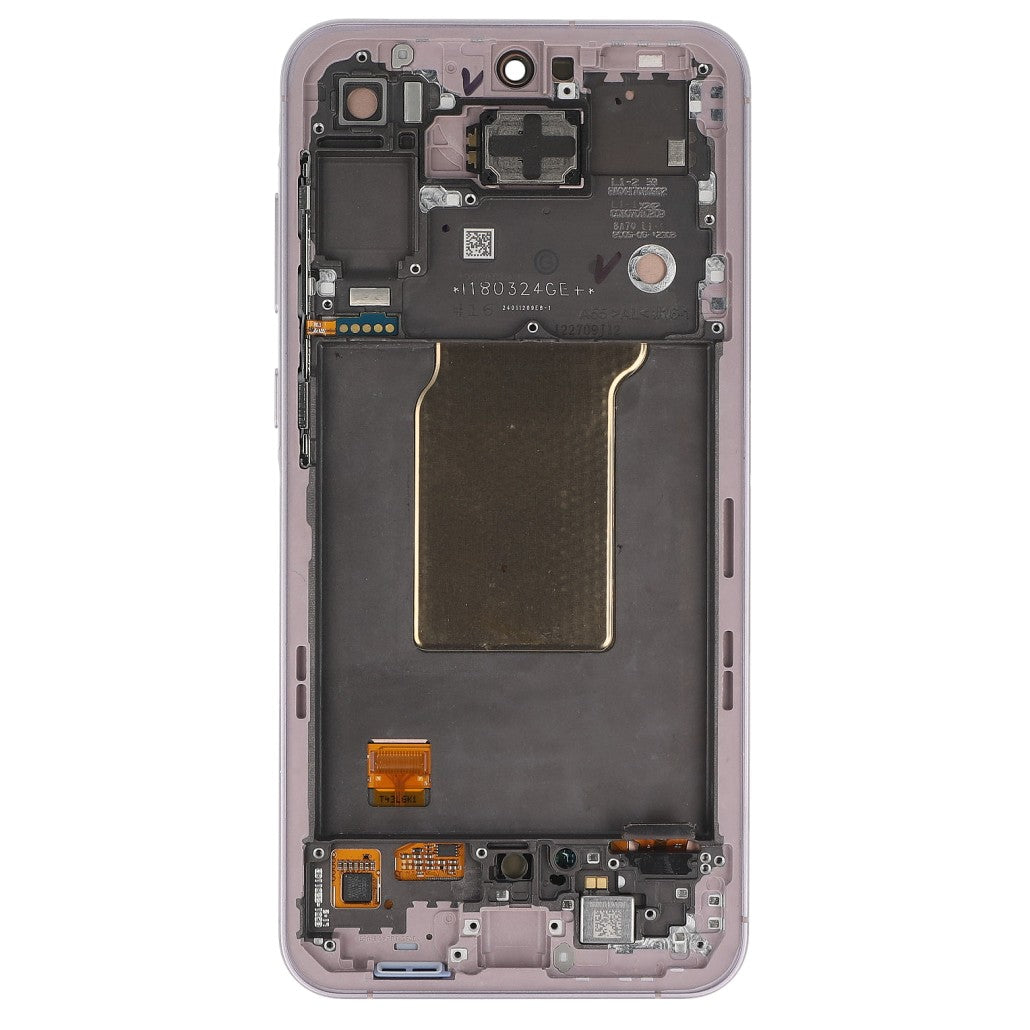 Samsung Galaxy A55 A556B Display And Digitizer With Frame Lilac Pre-assembled