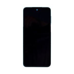 Xiaomi Redmi Note 9S Display and Digitizer With Frame Blue Service Pack