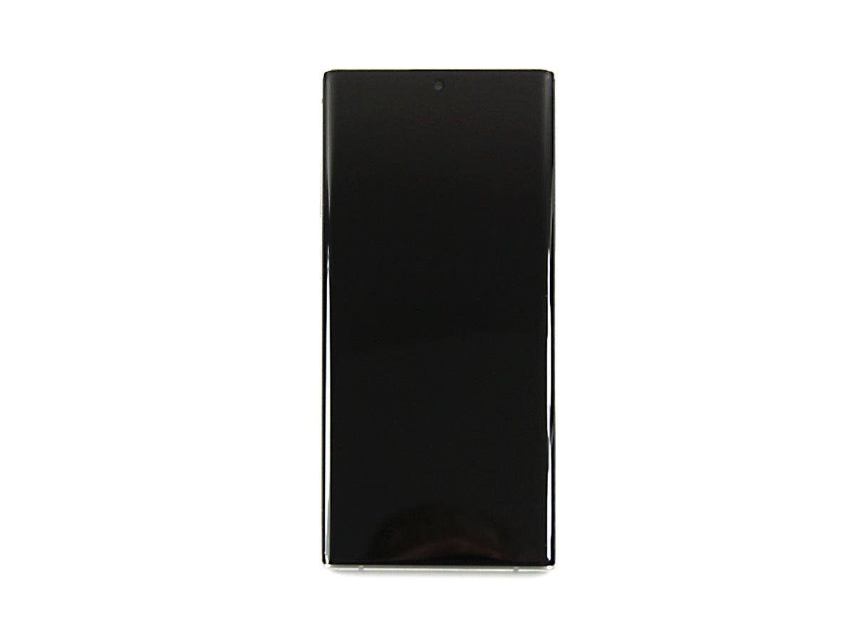 Samsung Galaxy Note 10 Plus N975F Display And Digitizer With Frame Aura White Service Pack