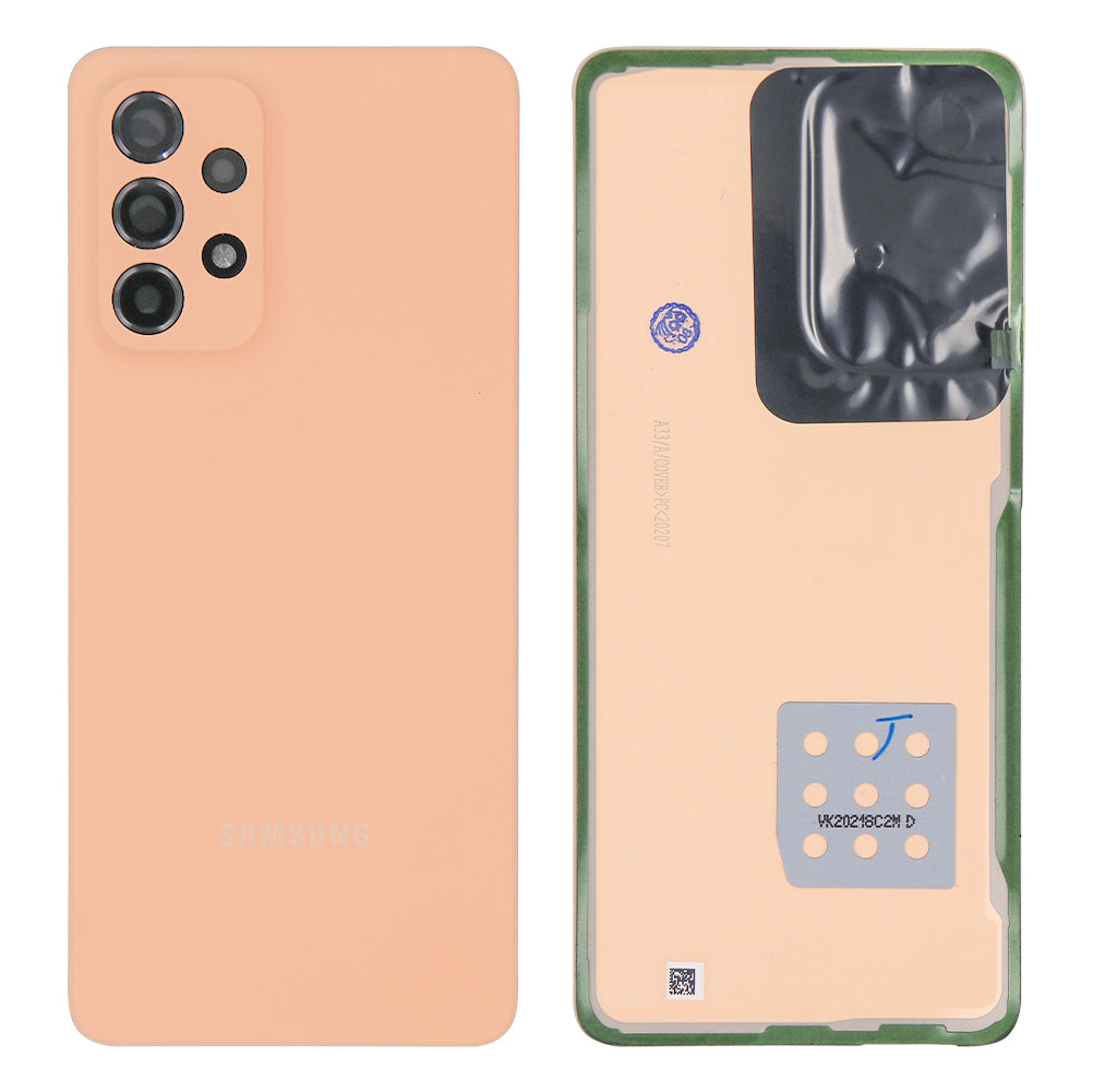 Samsung Galaxy A33 5G A336B Back Cover Peach (+Lens)