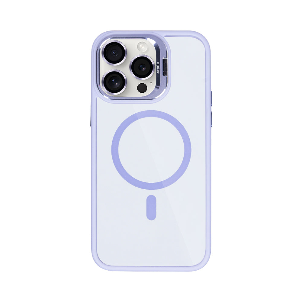 Rixus Classic 03 Case With MagSafe For iPhone 12 Pro Max Light Purple