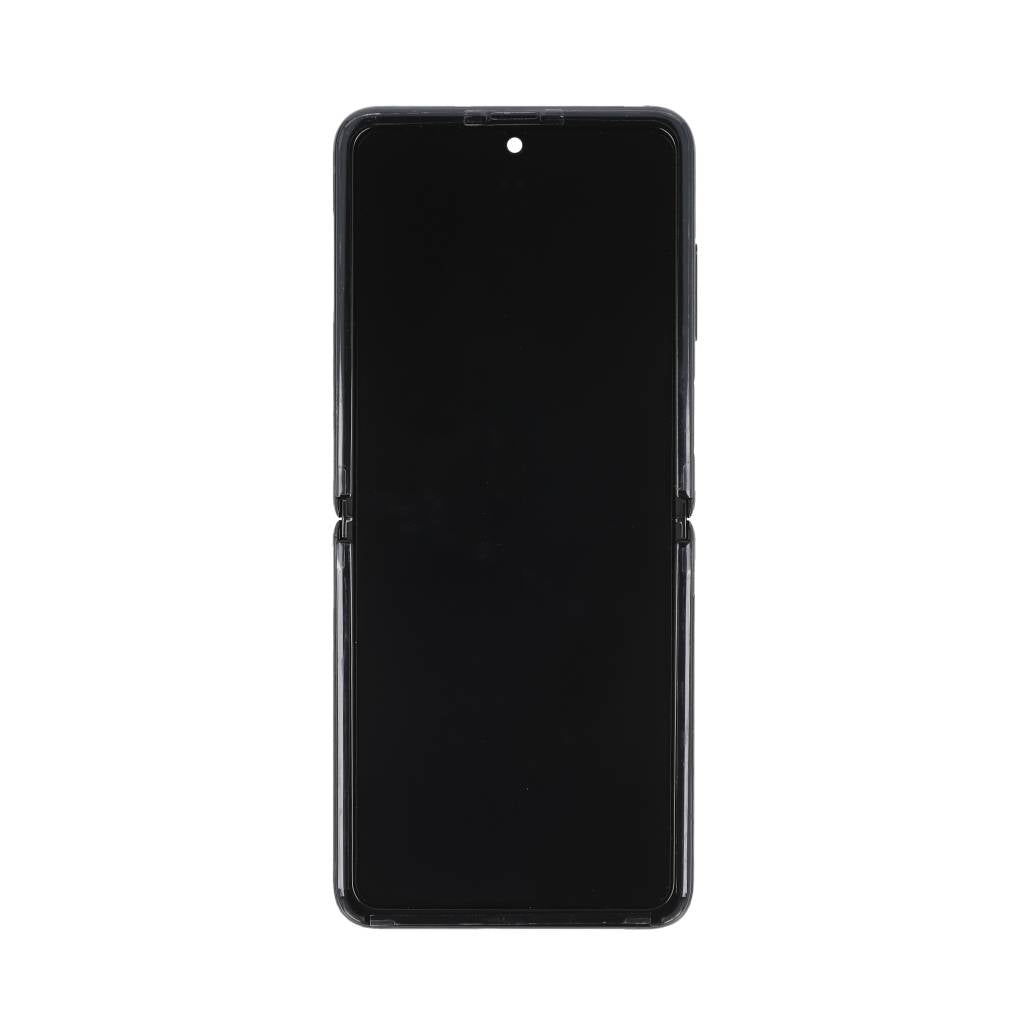 Samsung Galaxy Z Flip F700F Display And Digitizer With Frame Mirror Black Service Pack