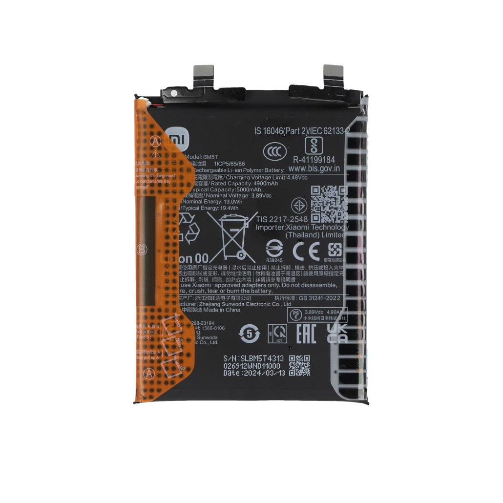 Xiaomi 13T, 14T, Redmi Note 13 Pro 4G, Poco M6 Pro 4G, Poco X6 Pro 5G Battery BM5T Original