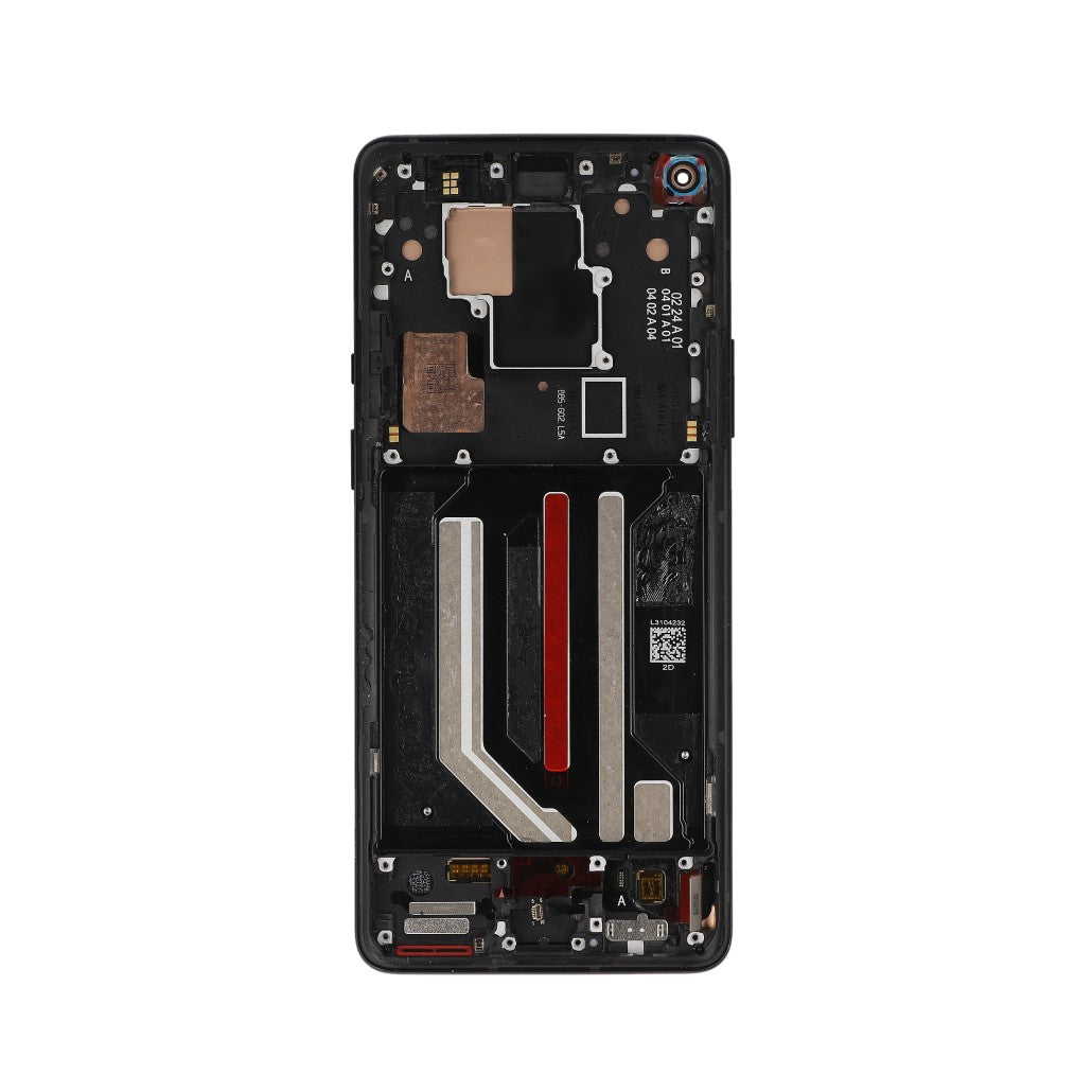 OnePlus 8 Pro Display and Digitizer With Frame Black Original