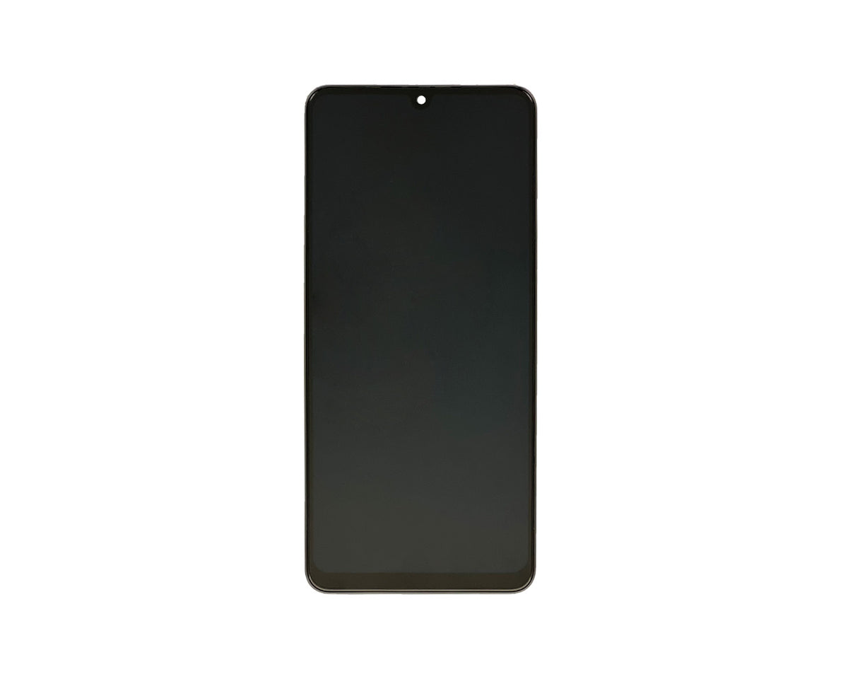 Samsung Galaxy A22 A225F Display And Digitizer With Frame Black Service Pack
