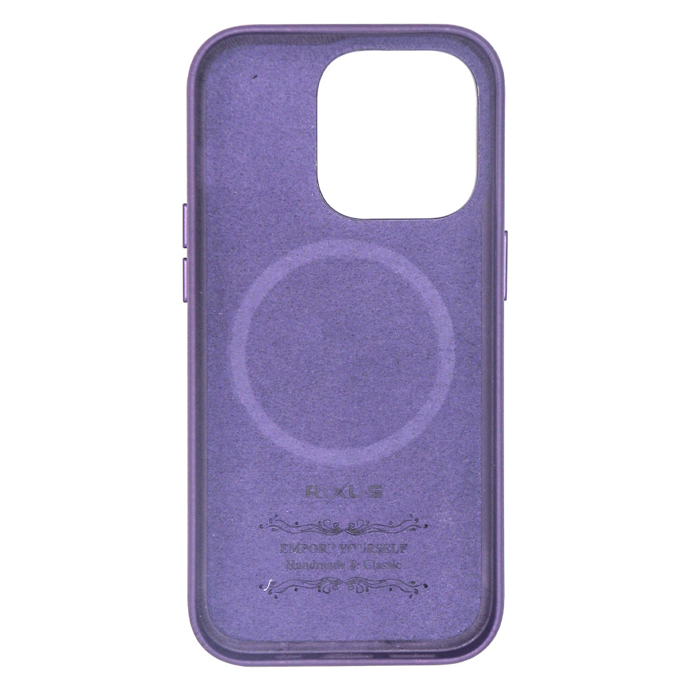 Rixus Classic 02 Case With MagSafe For iPhone 14 Pro Purple