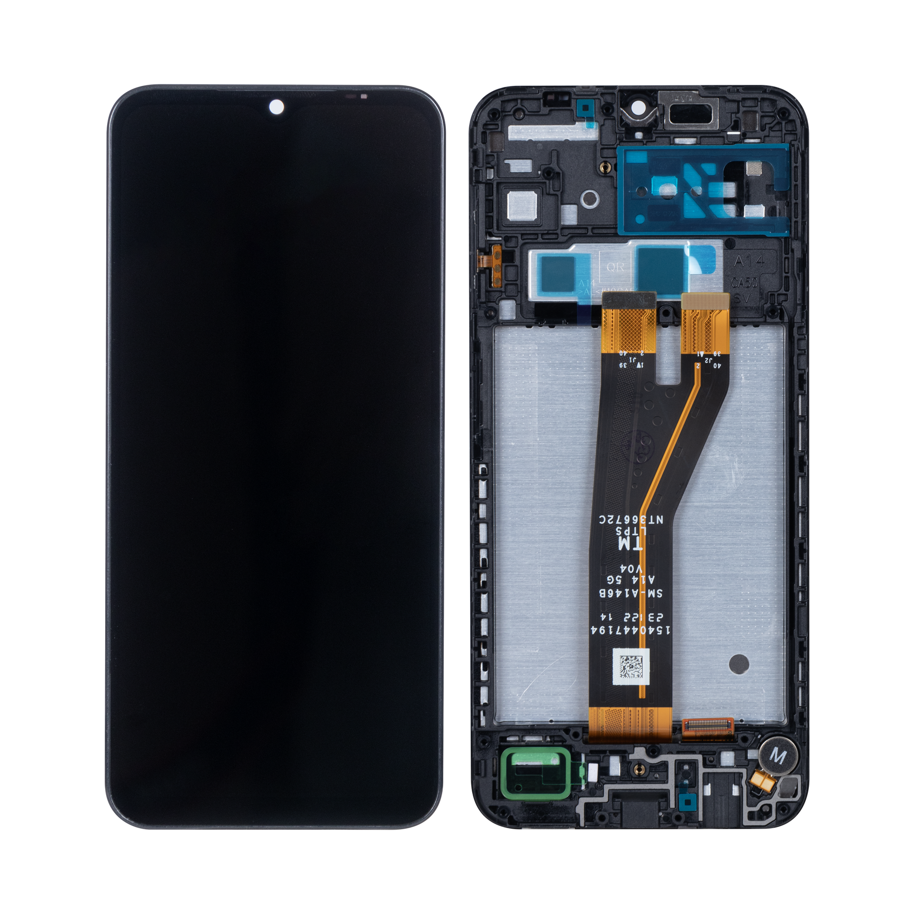 Samsung Galaxy A14 5G A146B Display And Digitizer With Frame Black Service Pack (NON EU)