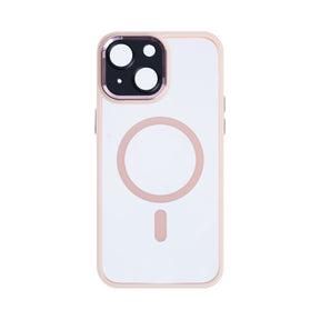 Rixus Classic 04 Case With MagSafe For iPhone 15 Plus Pink