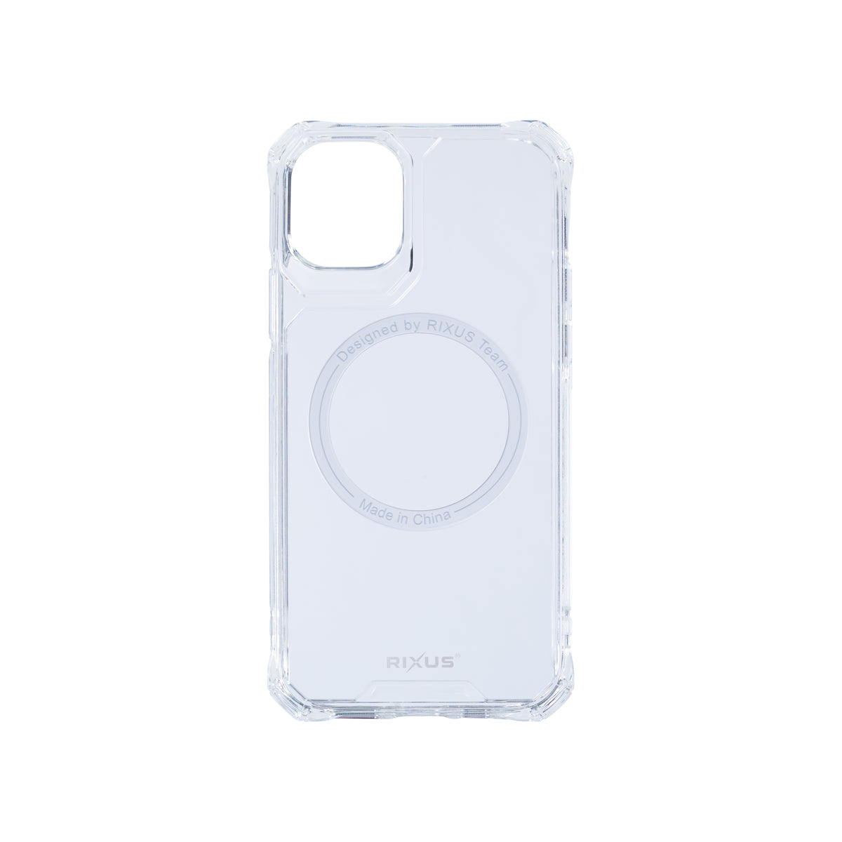 Rixus For iPhone 11 Pro Max Armor-X Anti Shock Case With MagSafe Transparent