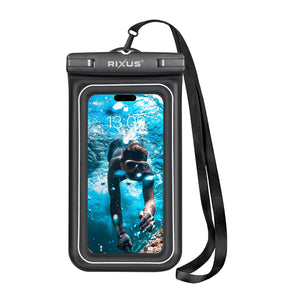 Rixus RXBG22 Sponge Waterproof Phone Bag Black