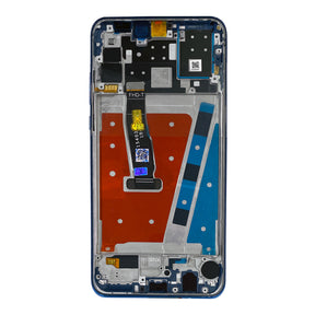 Huawei P30 Lite New Edition Display And Digitizer With Frame Peacock Blue Service Pack