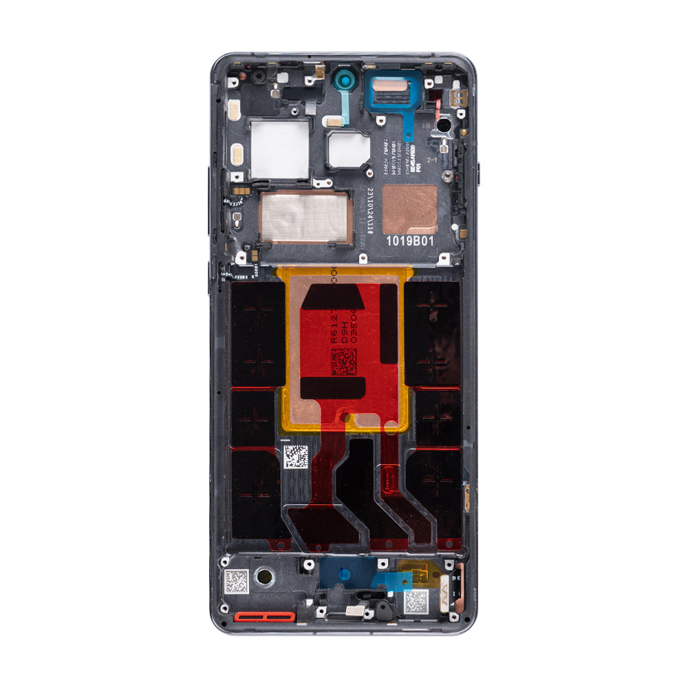 OnePlus 12 Display And Digitizer With Frame Black Service Pack