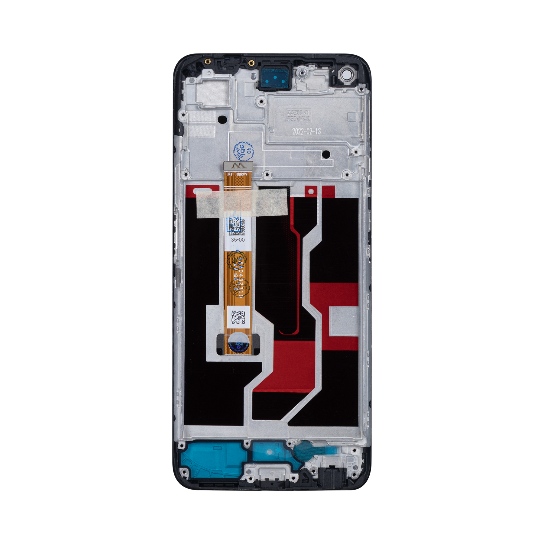 Oppo A96 CPH2333 Display And Digitizer With Frame Starry Black OEM