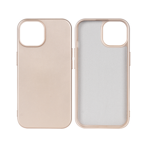 Rixus For iPhone 15 Pro Soft TPU Phone Case Gold