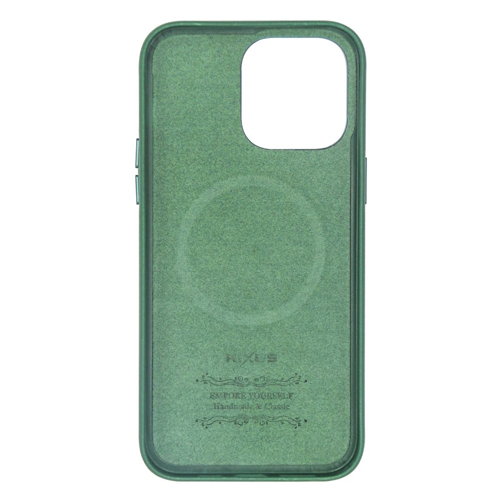 Rixus Classic 02 Case with MagSafe For iPhone 14 Pro Max Green