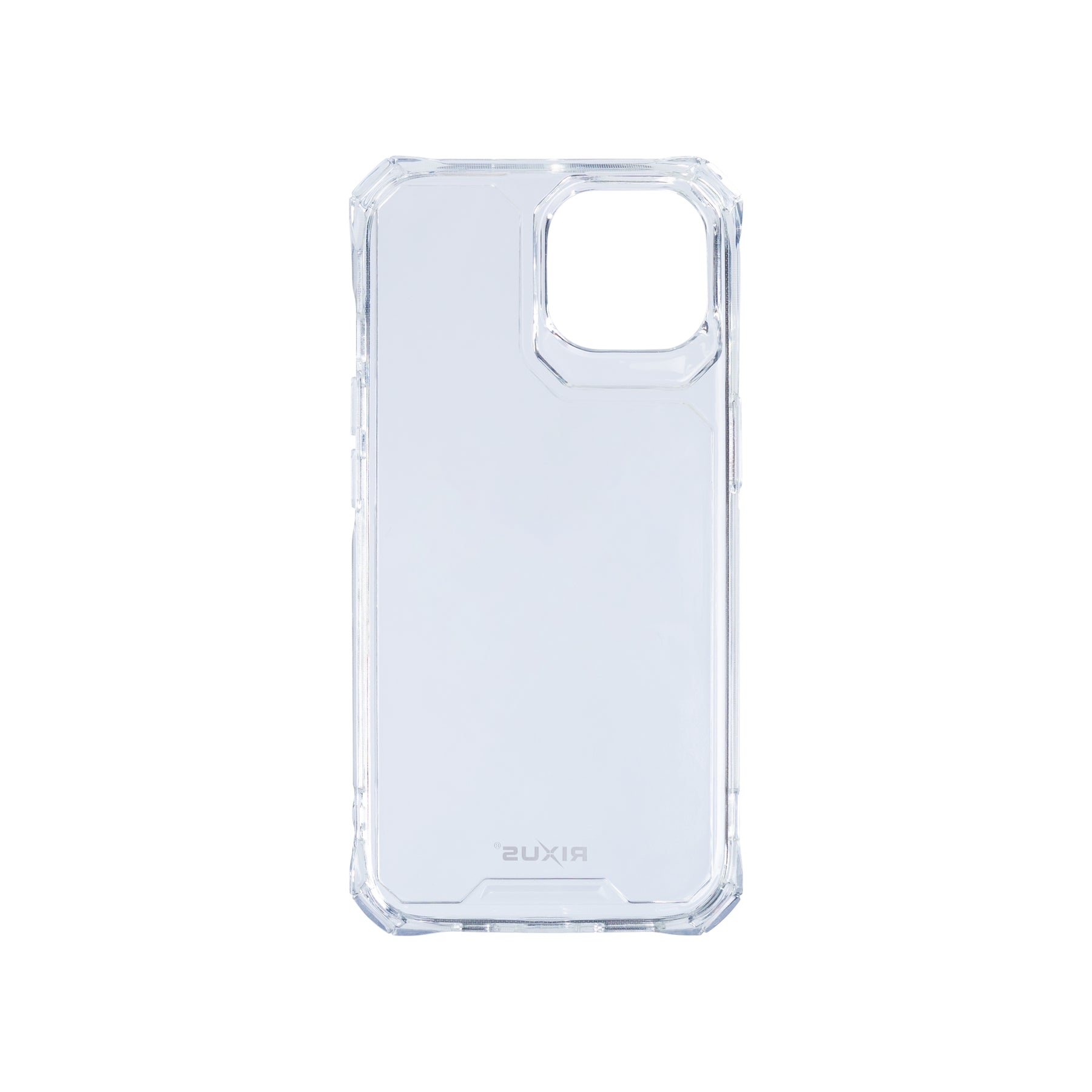 Rixus For iPhone 15 Armor-X Anti Shock Case Transparent