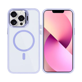 Rixus Classic 03 Case With MagSafe For iPhone 13 Pro Max Light Purple