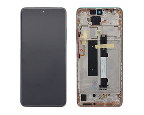 Xiaomi Mi 10T Lite 5G Display And Digitizer With Frame Rose Gold Beach Service Pack