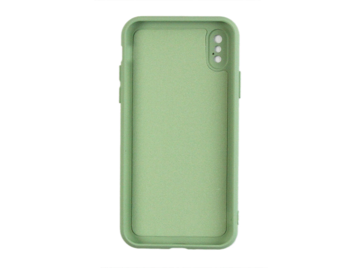 Rixus For iPhone X, XS Soft TPU Phone Case Matcha