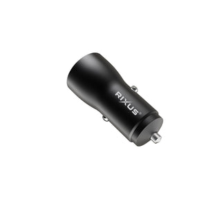 Rixus RXCC12 USB-C PD+QC3.0 Car Charger 18W Black